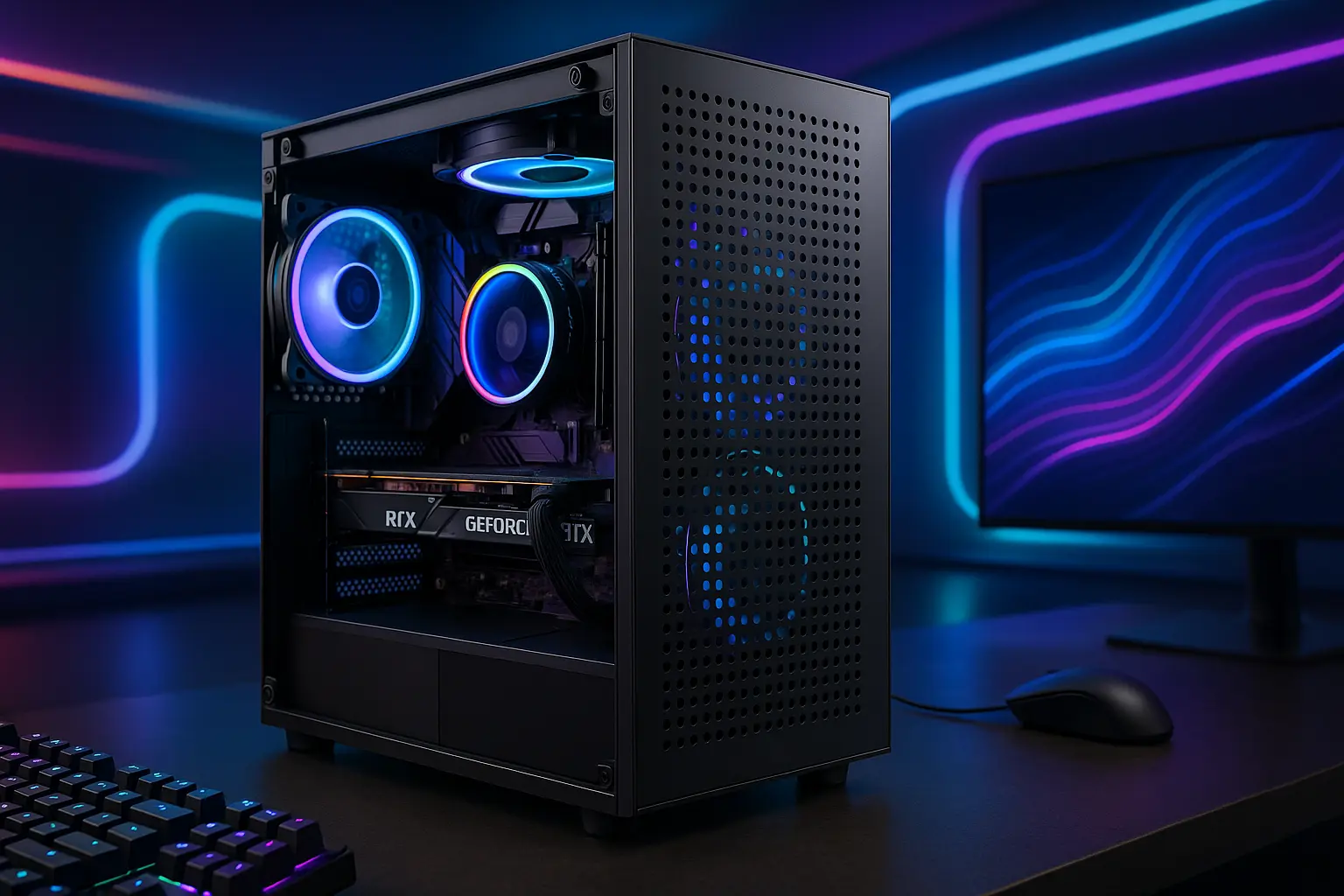 Monte seu PC: Ryzen 7 5700X3D, RTX 4060, 16GB, 512GB SSD