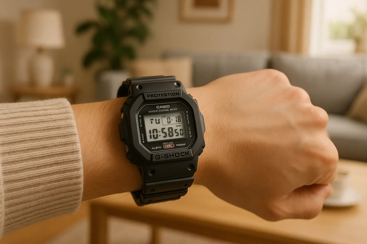 Casio G-shock DW-5600UHR-1DR: Estilo e Resistência Extrema