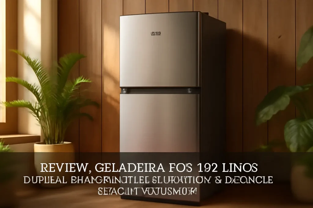 Geladeira EOS 192 Litros Duplex Inverse Inox ERV260IDS 220V: Eficiência e Design Moderno
