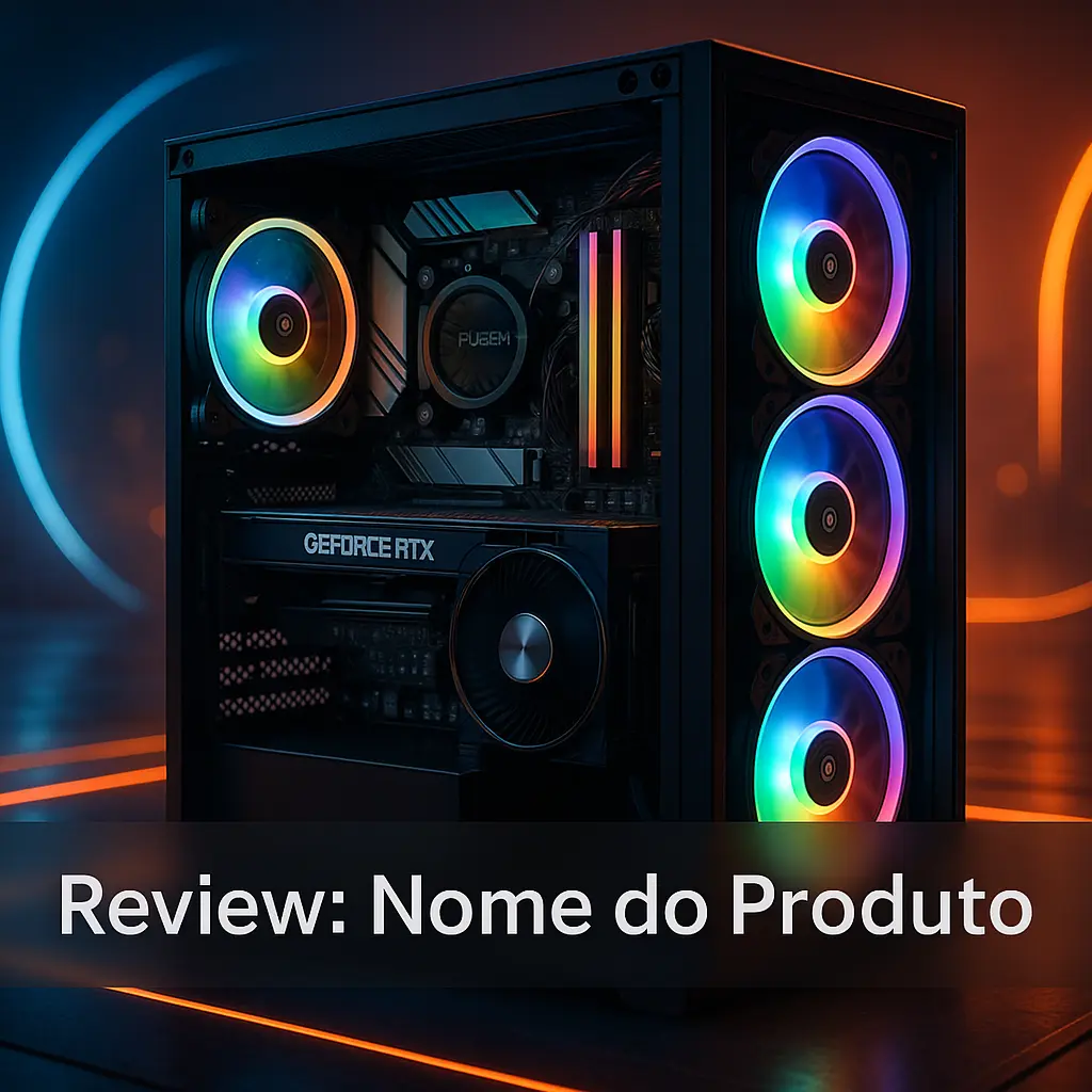 Monte seu PC: Ryzen 9 9950X3D, RTX 5080, 32GB, 2TB SSD