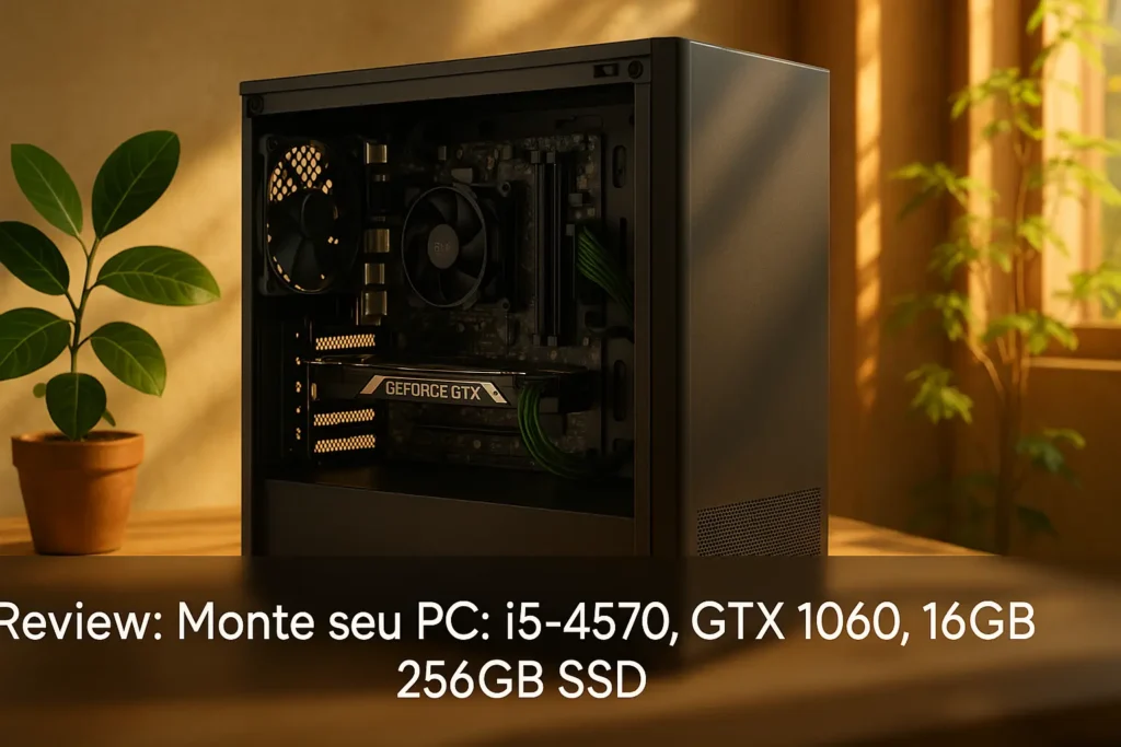 Monte seu PC: i5-4570, GTX 1060, 16GB, 256GB SSD