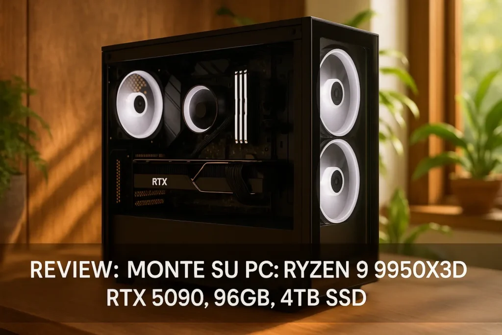 Monte seu PC: Ryzen 9 9950X3D, RTX 5090, 96GB, 4TB SSD