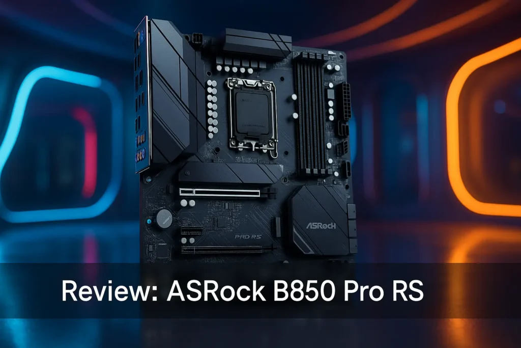 ASRock B850 Pro RS: desempenho extremo e conectividade total