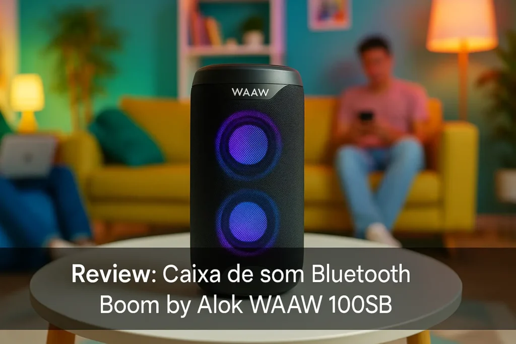 Melhores 5 caixa de som bluetooth boom by alok waaw 100sb