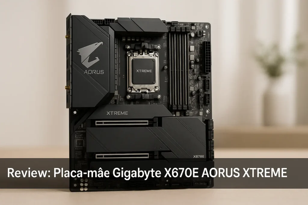 Placa Mãe Gigabyte X670E AORUS XTREME: Máxima Performance Gamer