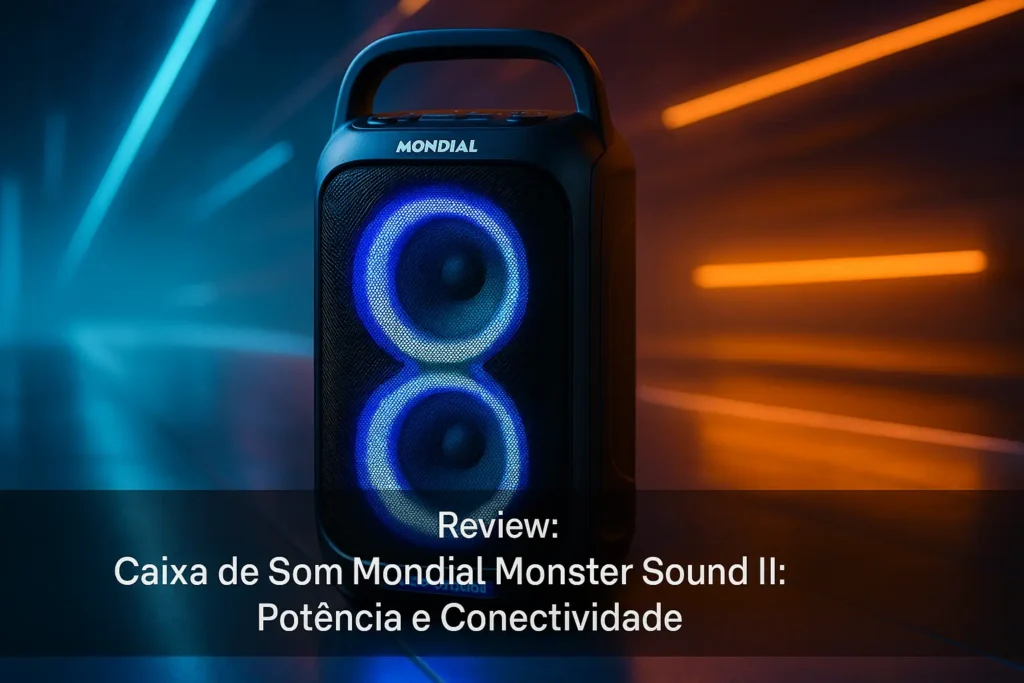 Caixa de Som Mondial Monster Sound II: Potência e Conectividade