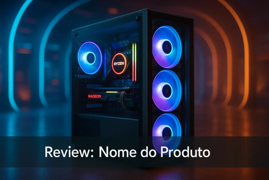 Monte seu PC: Ryzen 9 9900X, RX 7900 XT, 32GB, 2TB SSD