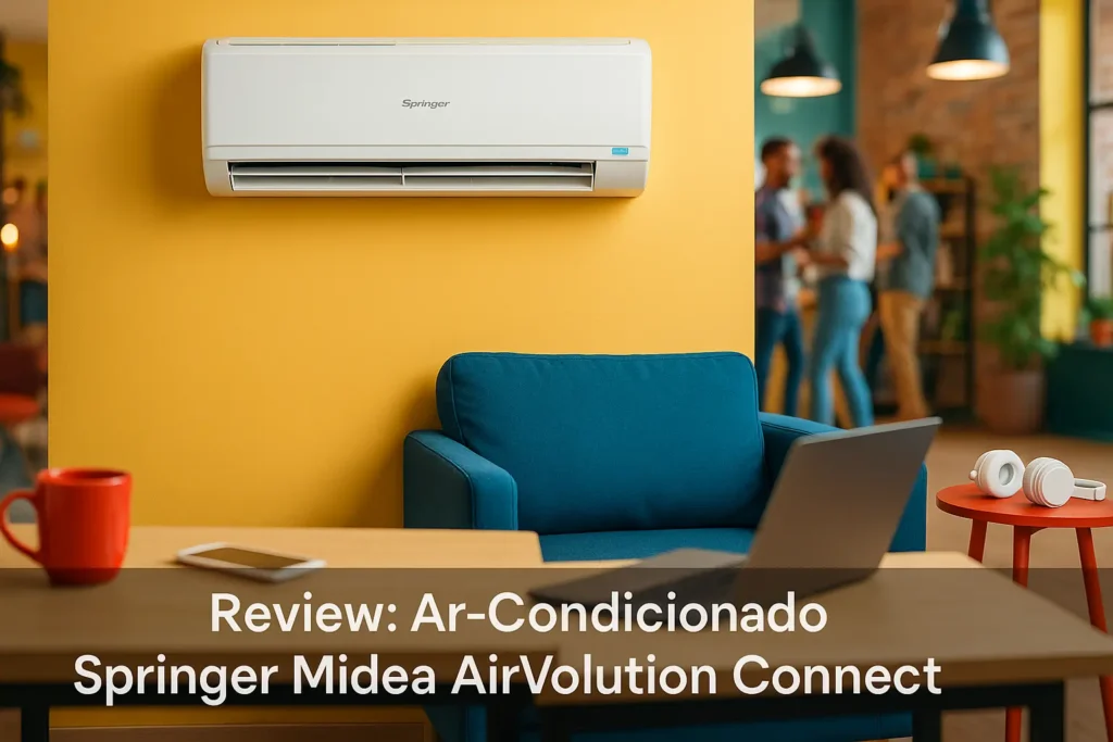 Ar-Condicionado Springer Midea AirVolution Connect: economia e controle inteligente