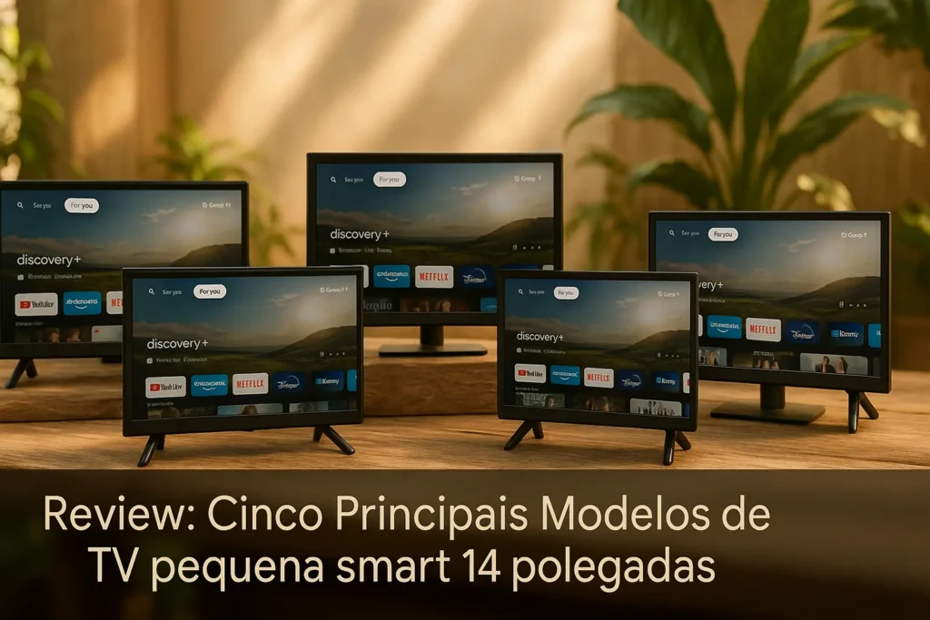 Cinco Principais Modelos de TV pequena smart 14 polegadas