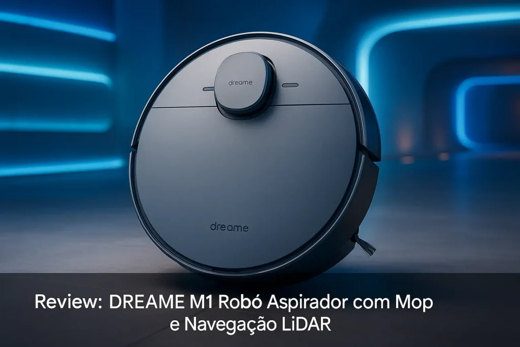 DREAME M1 Robô Aspirador com Mop e Navegação LiDAR
