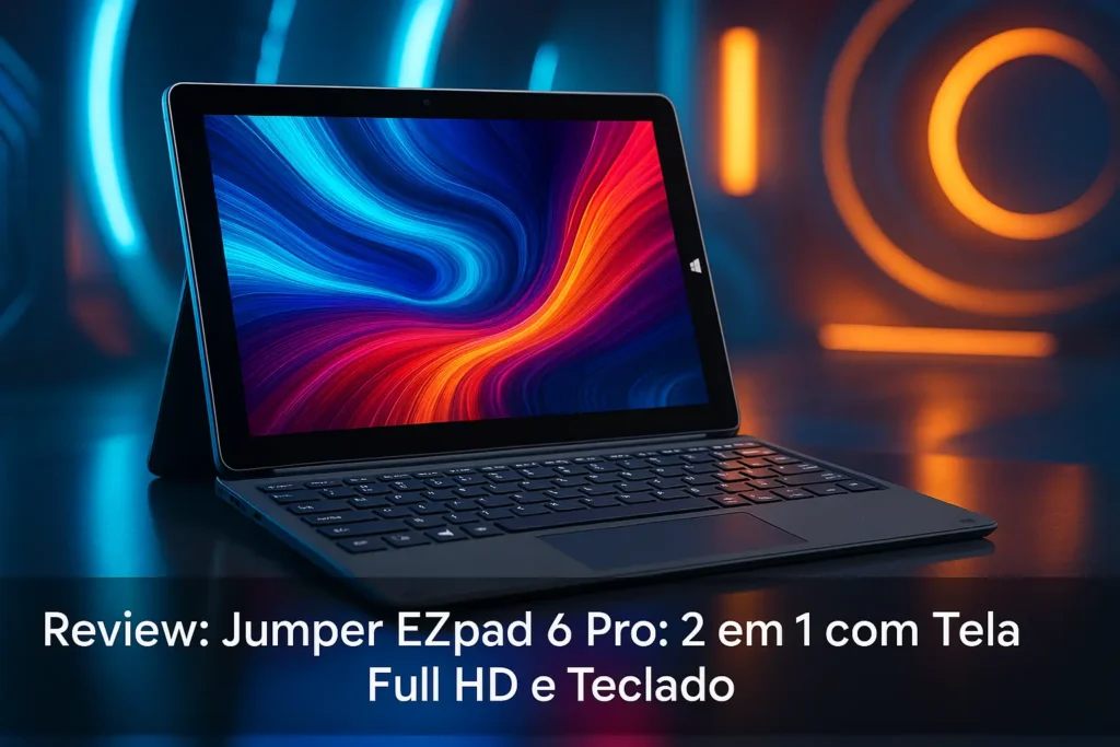 Jumper EZpad 6 Pro: 2 em 1 com Tela Full HD e Teclado