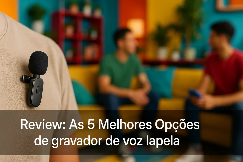 As 5 Melhores Opções de gravador de voz lapela