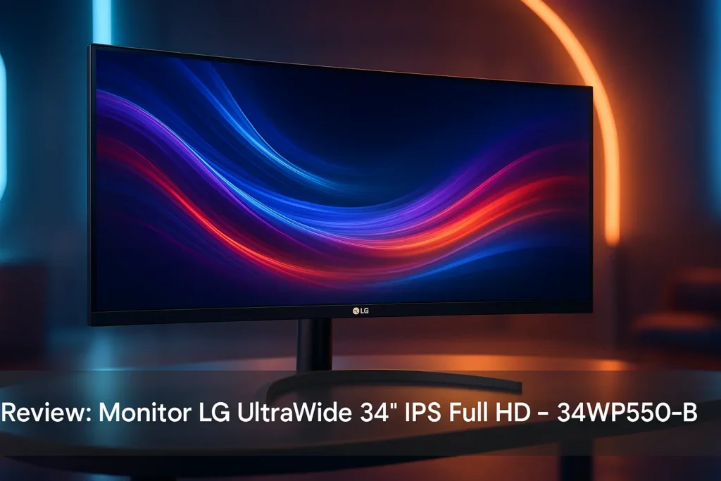 Top Cinco monitor LG ultrawide 34 ips full hd-34wp550-b. awzm