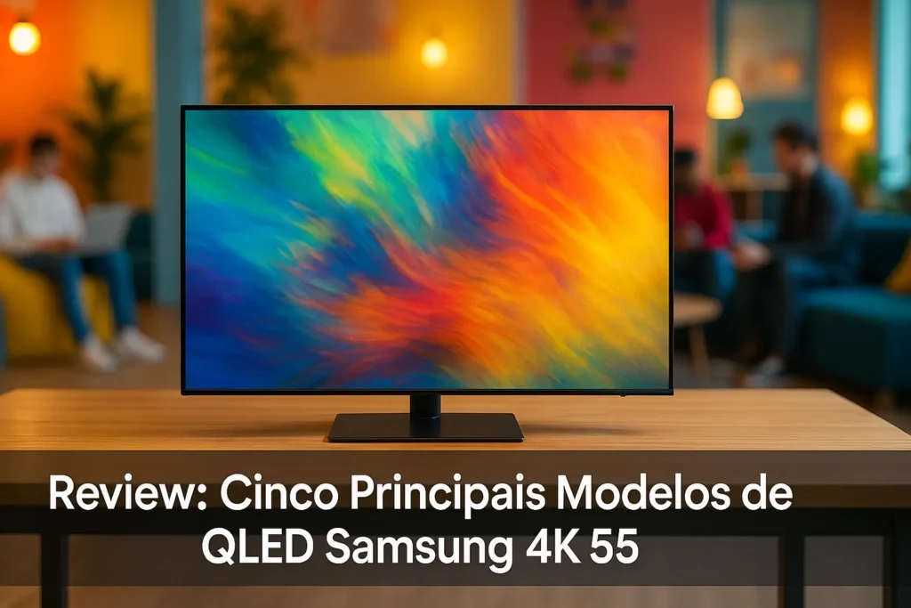 Cinco Principais Modelos de QLED Samsung 4k 55