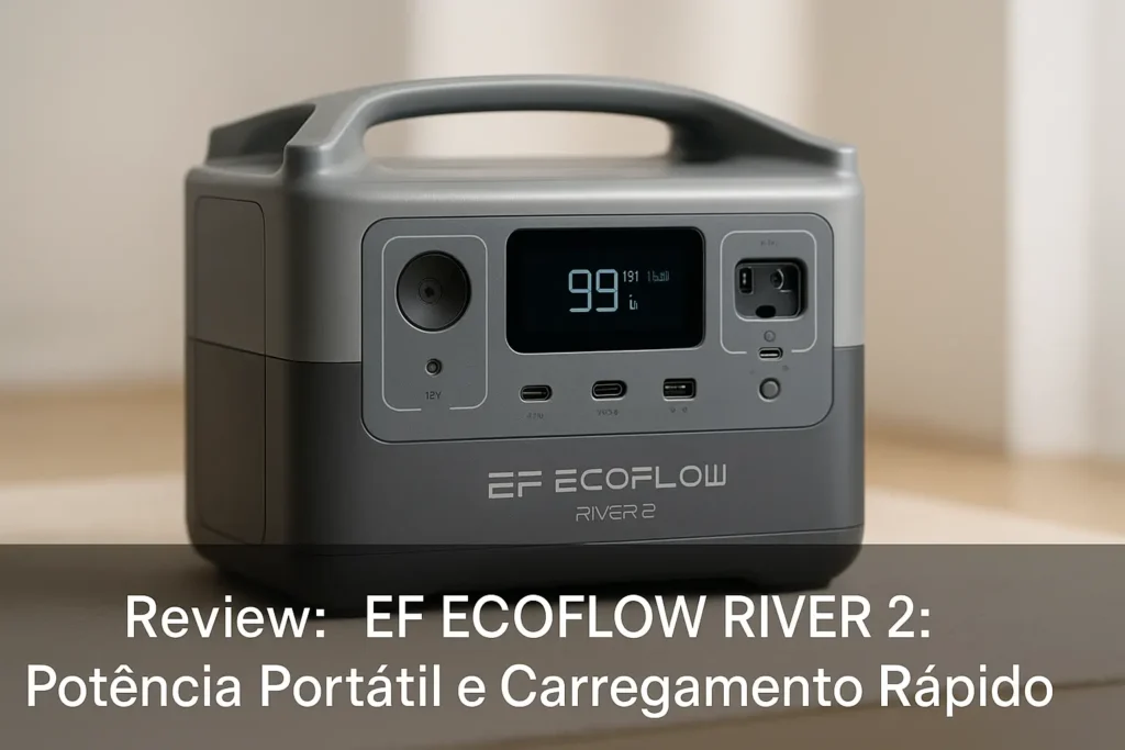 EF ECOFLOW RIVER 2: Potência Portátil e Carregamento Rápido