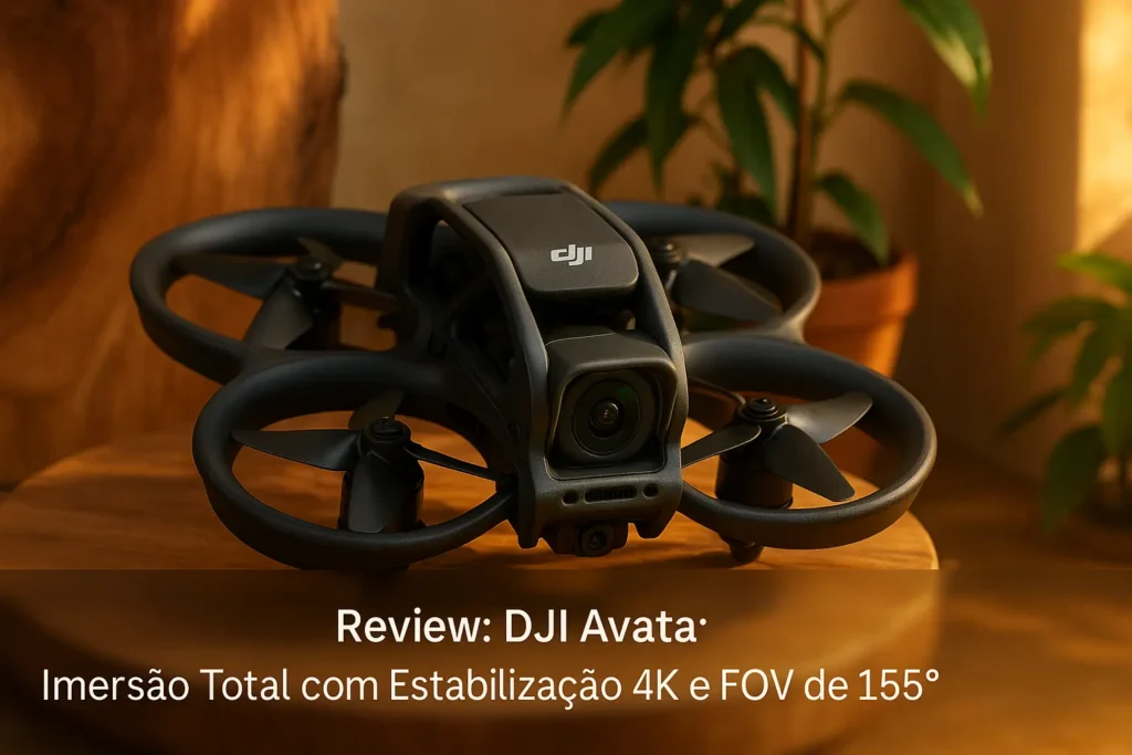 DJI Avata: Imersão Total com Estabilização 4K e FOV de 155°