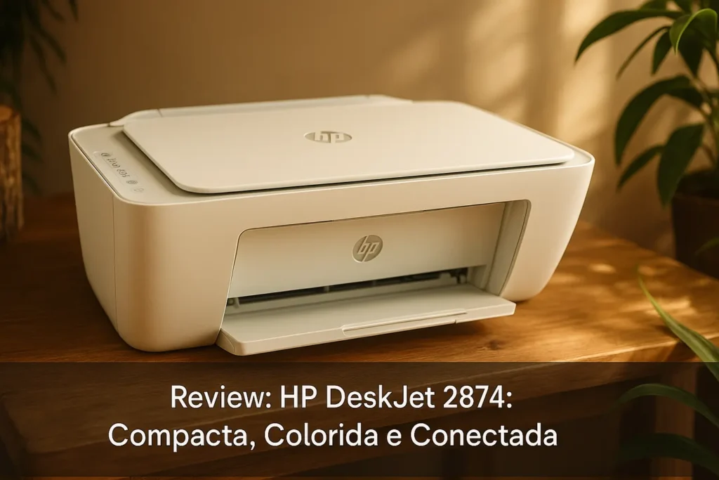 HP DeskJet 2874: Compacta, Colorida e Conectada