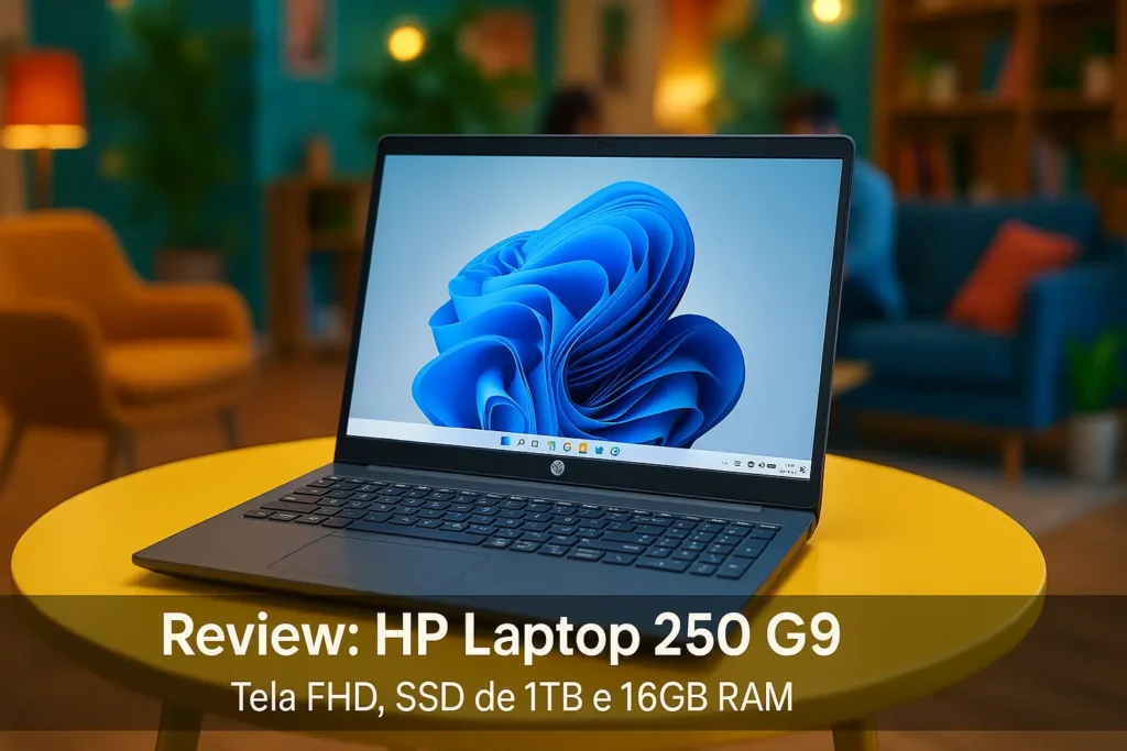 HP Laptop 250 G9: Tela FHD, SSD de 1TB e 16GB RAM