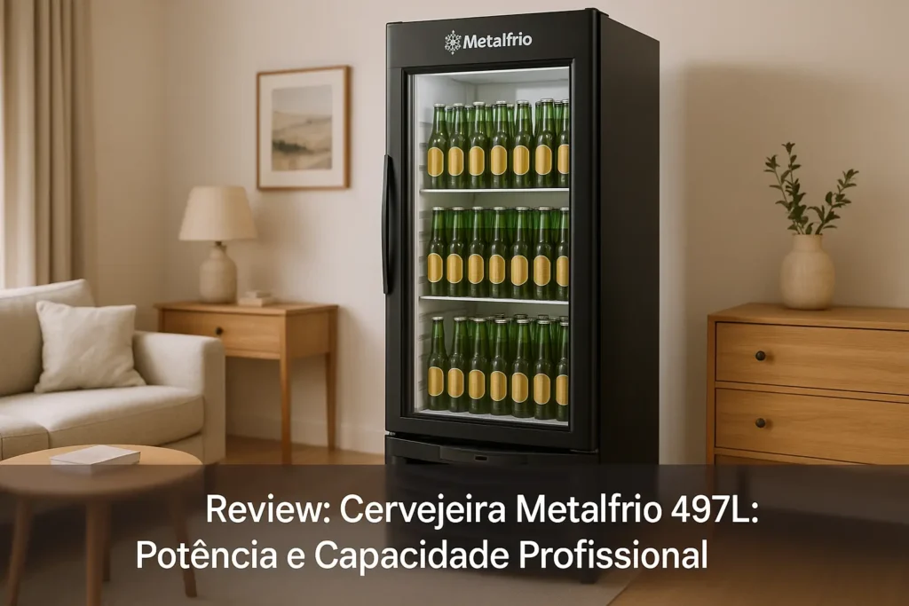 Cervejeira Metalfrio 497L: Potência e Capacidade Profissional
