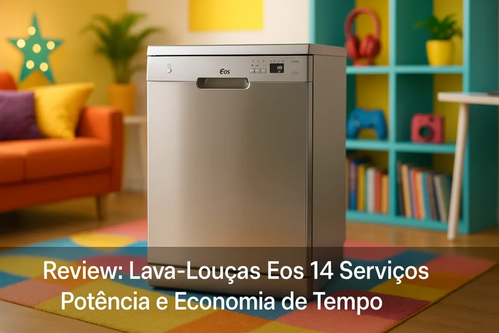 Lava-Louças Eos 14 Serviços: Potência e Economia de Tempo