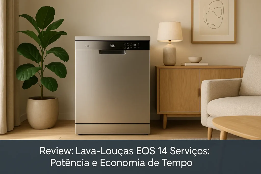Lava-Louças EOS 14 Serviços: Potência e Economia de Tempo
