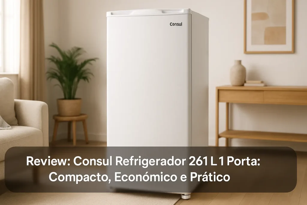 Consul Refrigerador 261L 1 Porta: Compacto, Econômico e Prático
