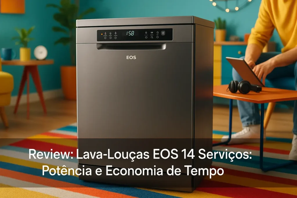 Lava-Louças EOS 14 Serviços: Potência e Economia de Tempo
