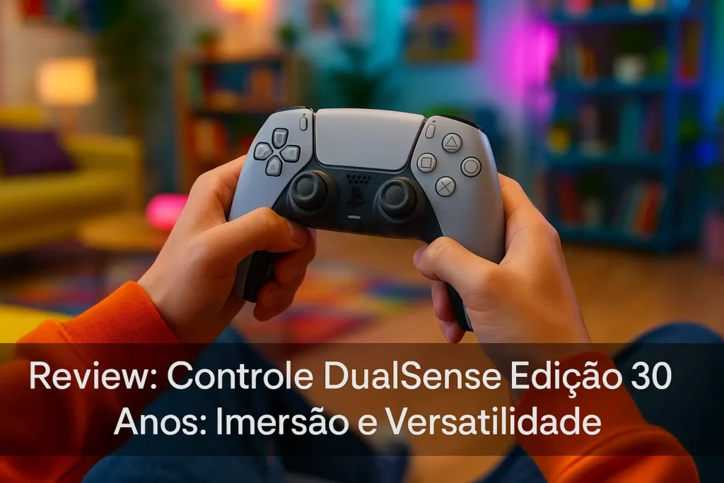 Controle DualSense Edição 30 Anos: Imersão e Versatilidade