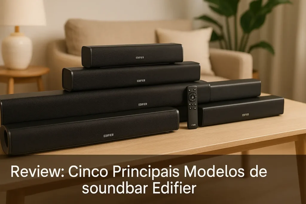 Cinco Principais Modelos de soundbar Edifier