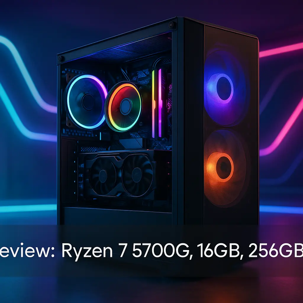 Monte seu PC: Ryzen 7 5700G, 16GB, 256GB SSD
