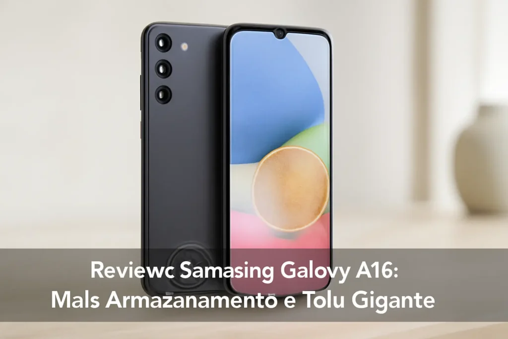 Samsung Galaxy A16: Mais Armazenamento e Tela Gigante