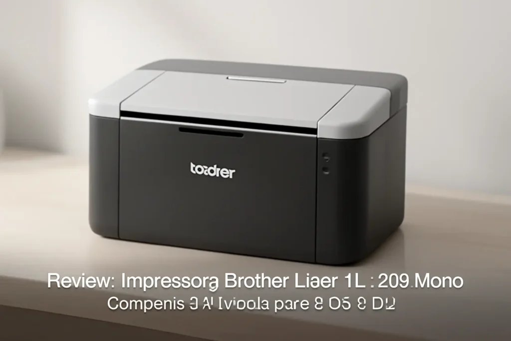 Impressora Brother Laser HL1202 Mono - Compacta e Eficiente para o Dia a Dia