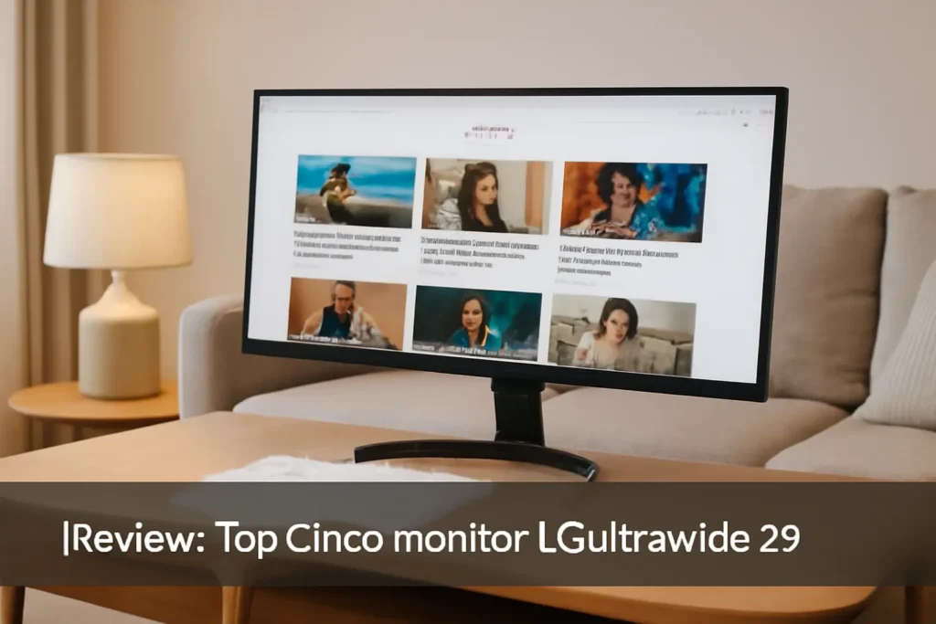 Top Cinco monitor gamer LG ultrawide 29