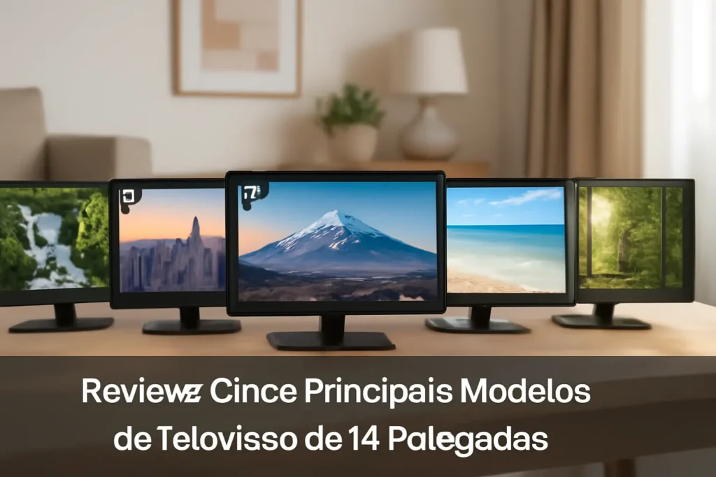 Cinco Principais Modelos de televisão 14 polegadas