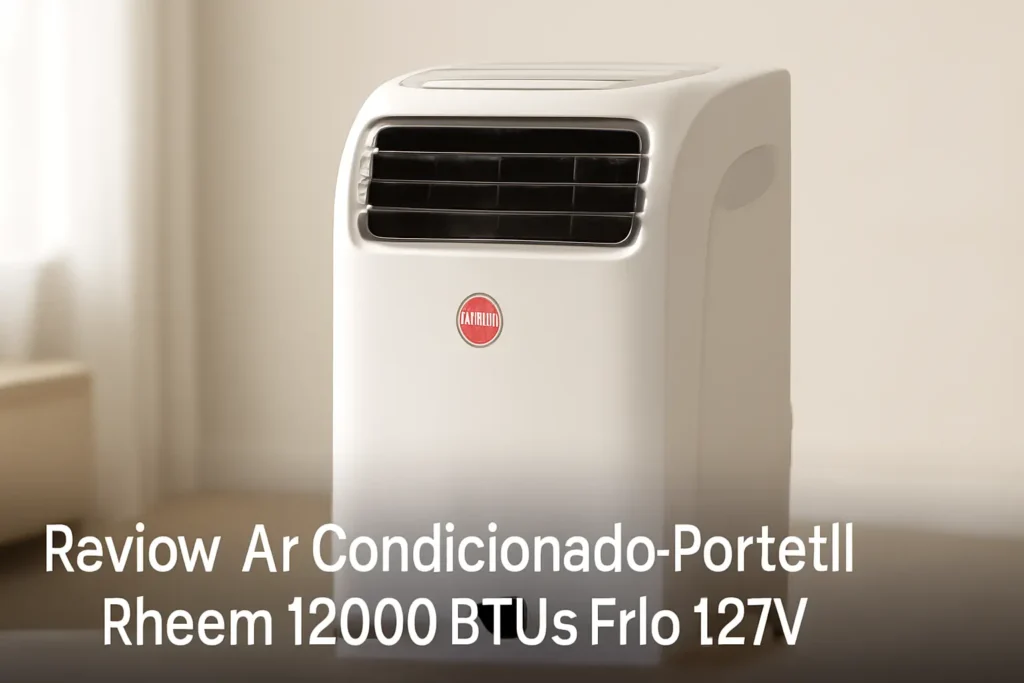 Ar-Condicionado Portátil Rheem 12000BTUs Frio 127V
