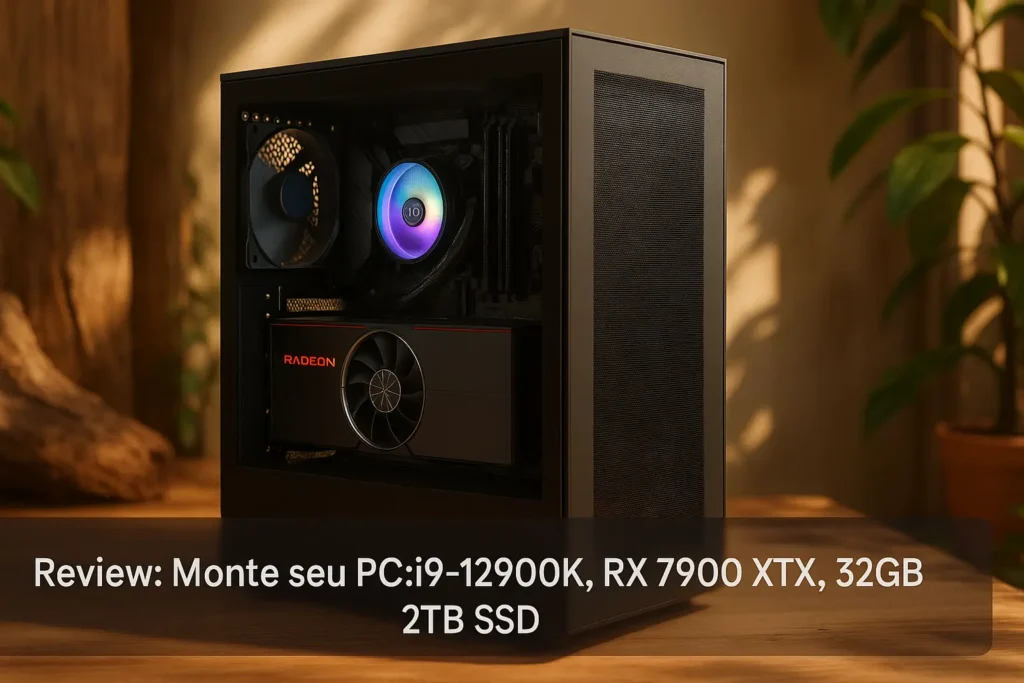 Monte seu PC: i9-12900K, RX 7900 XTX, 32GB, 2TB SSD