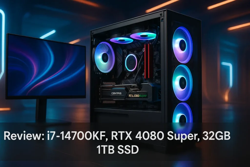 Monte seu PC: i7-14700KF, RTX 4080 Super, 32GB, 1TB SSD