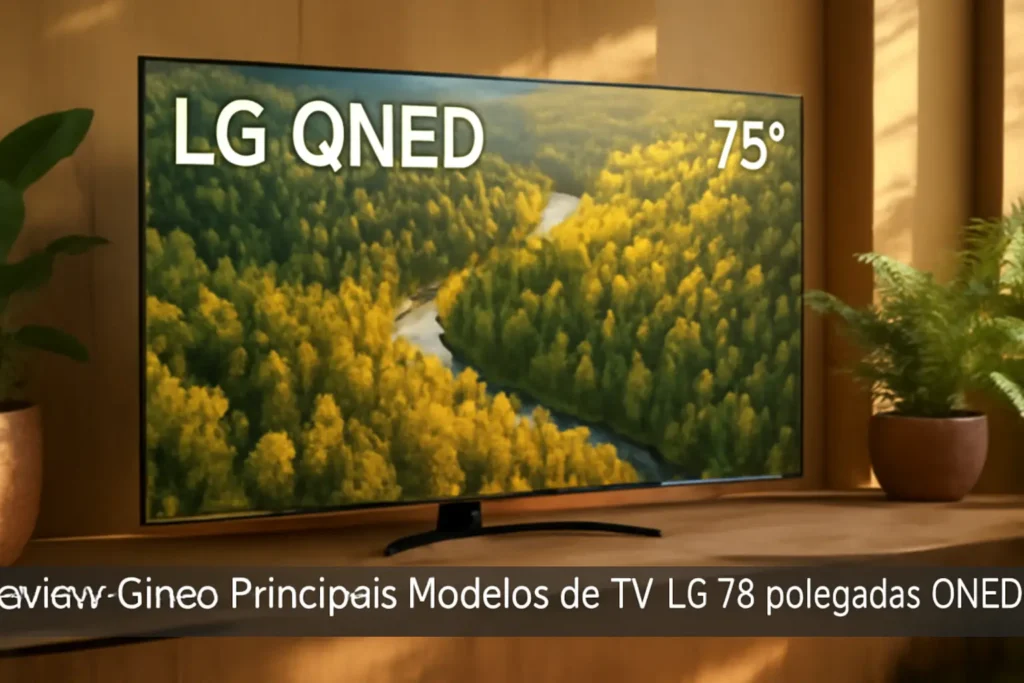 Cinco Principais Modelos de TV LG 75 polegadas QNED