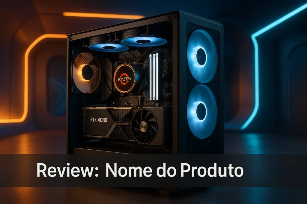 Monte seu PC: Ryzen 9 7900X, RTX 4080 Super, 32GB, 2TB SSD
