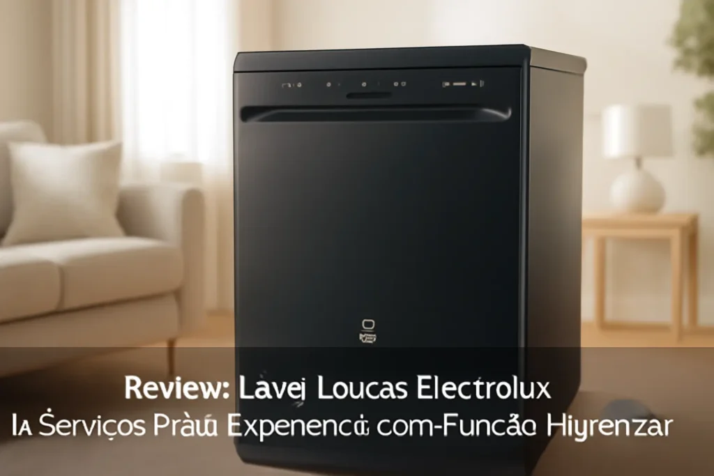 Lava-Louças Electrolux 14 Serviços Preta Experience com Função Higienizar