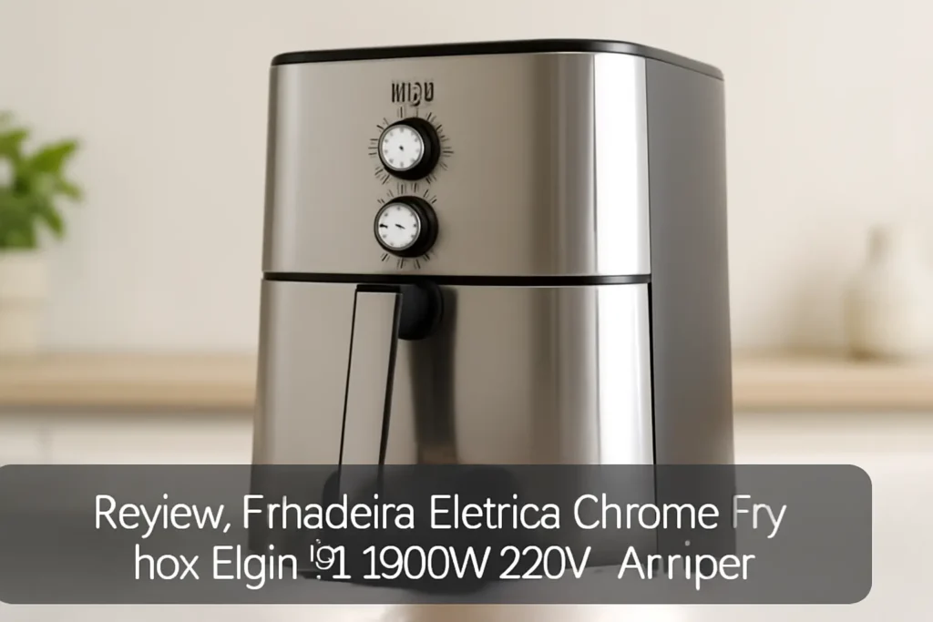 Fritadeira Elétrica Chrome Fry Inox Elgin 8L 1900W 220V - Airfryer