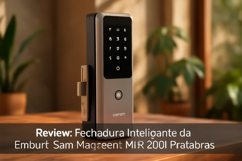 Fechadura Inteligente de Embutir Sem Maçaneta MFR 7001 Prata Intelbras: Segurança e Conectividade para Seu Lar