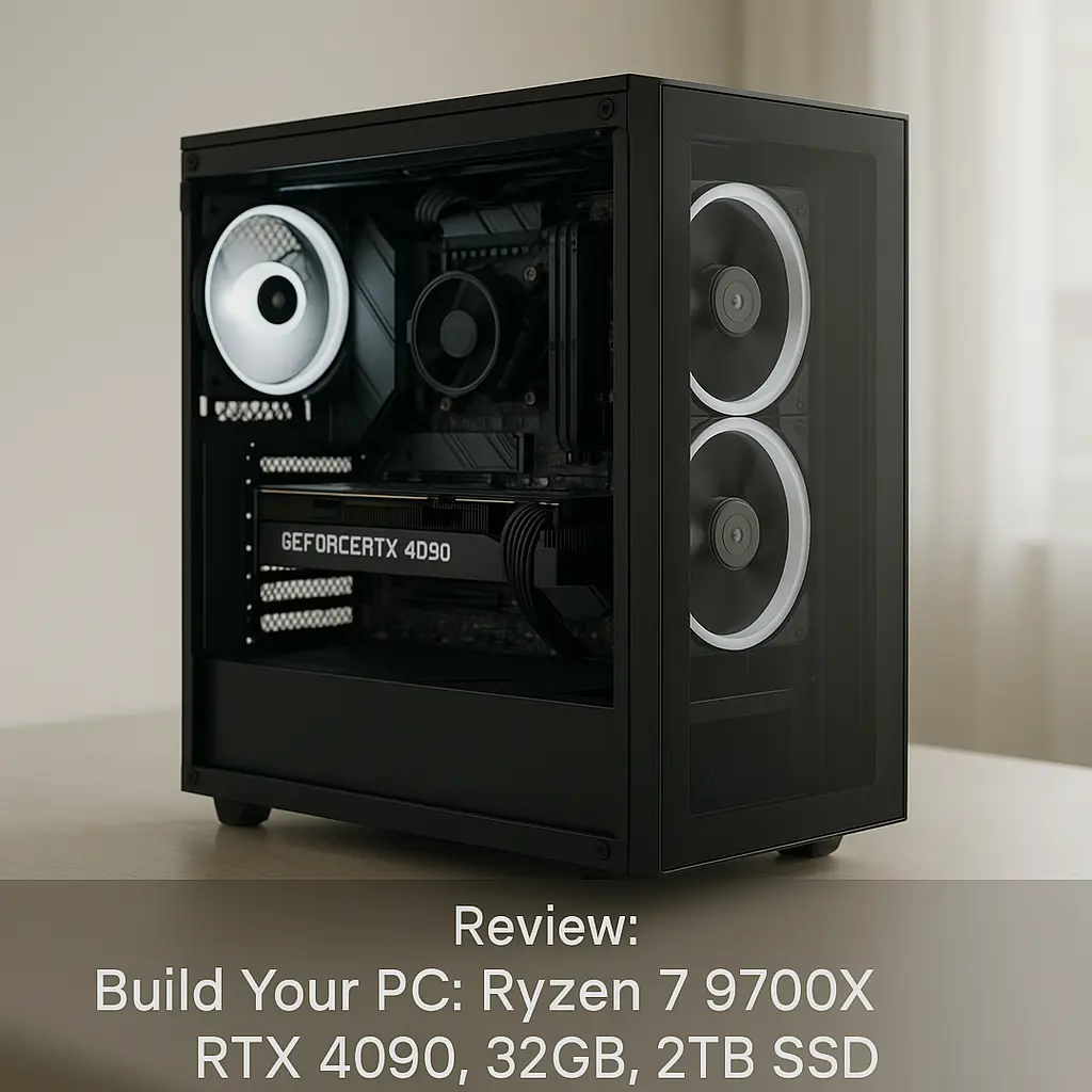 Monte seu PC: Ryzen 7 9700X, RTX 4090, 32GB, 2TB SSD