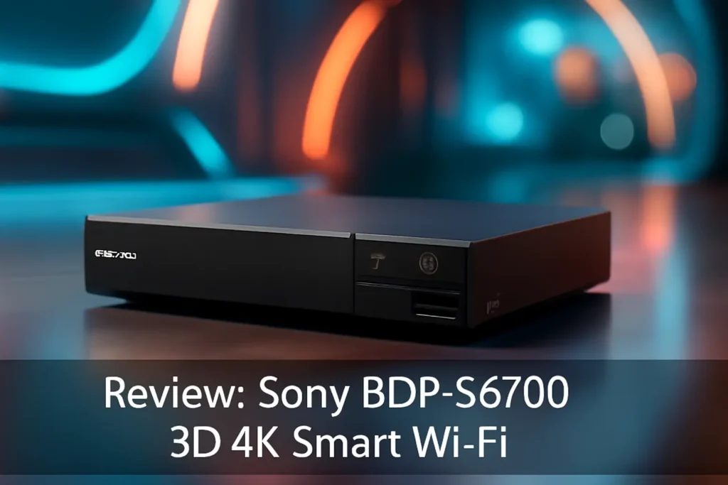 Sony DVD Blu-ray BDP-S6700 3D 4K Smart Wi-Fi