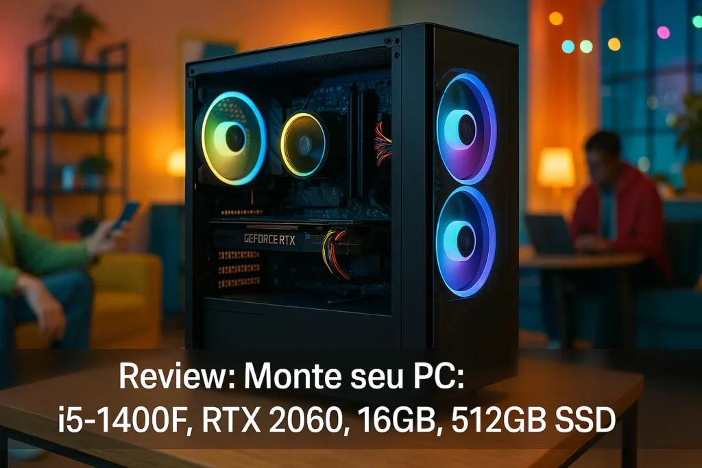 Monte seu PC: i5-14400F, RTX 2060, 16GB, 512GB SSD