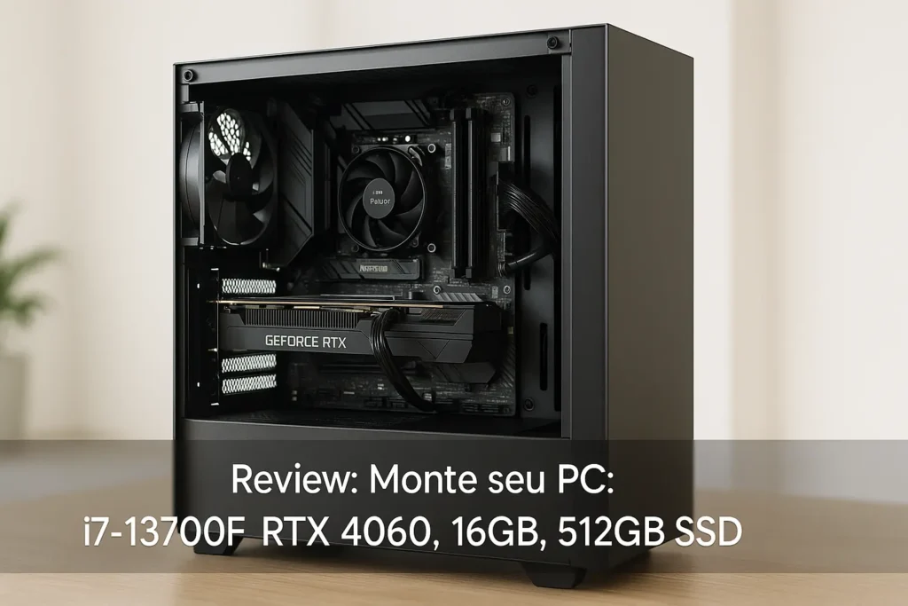 Monte seu PC: i7-13700F, RTX 4060, 16GB, 512GB SSD