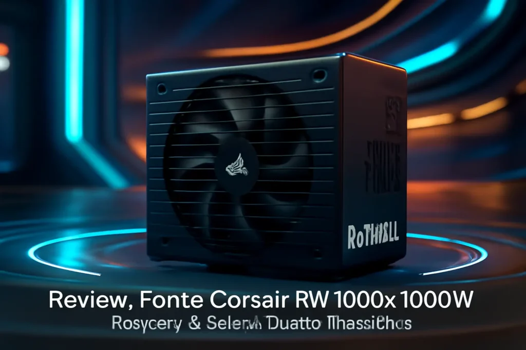 Fonte Corsair RM1000x 1000W: Potência e Desempenho Imbatíveis