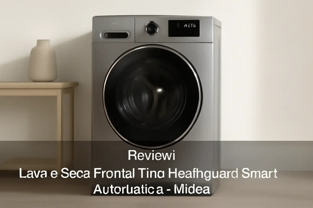Lava e Seca Frontal 11Kg Heathguard Smart Automática – Midea