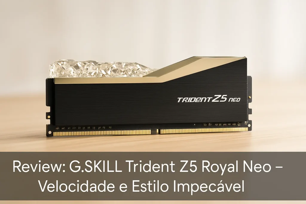 G.SKILL Trident Z5 Royal Neo: Velocidade e Estilo Impecável