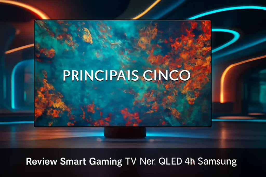 Principais Cinco smart gaming TV NEO QLED 4k Samsung